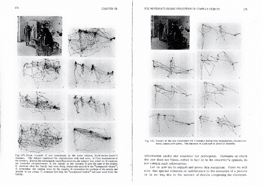 <b>Alfred L. Yarbus</b><br/>Eye movements and vision, 1967, pp172-173